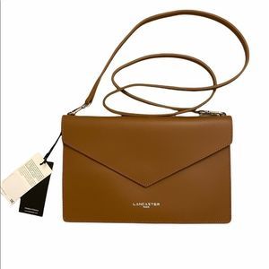 Lancaster Leather envelope clutch bag
